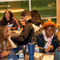 International Anchor Allies Winter 2026 First Mixer - Wide shot of ships in conversations